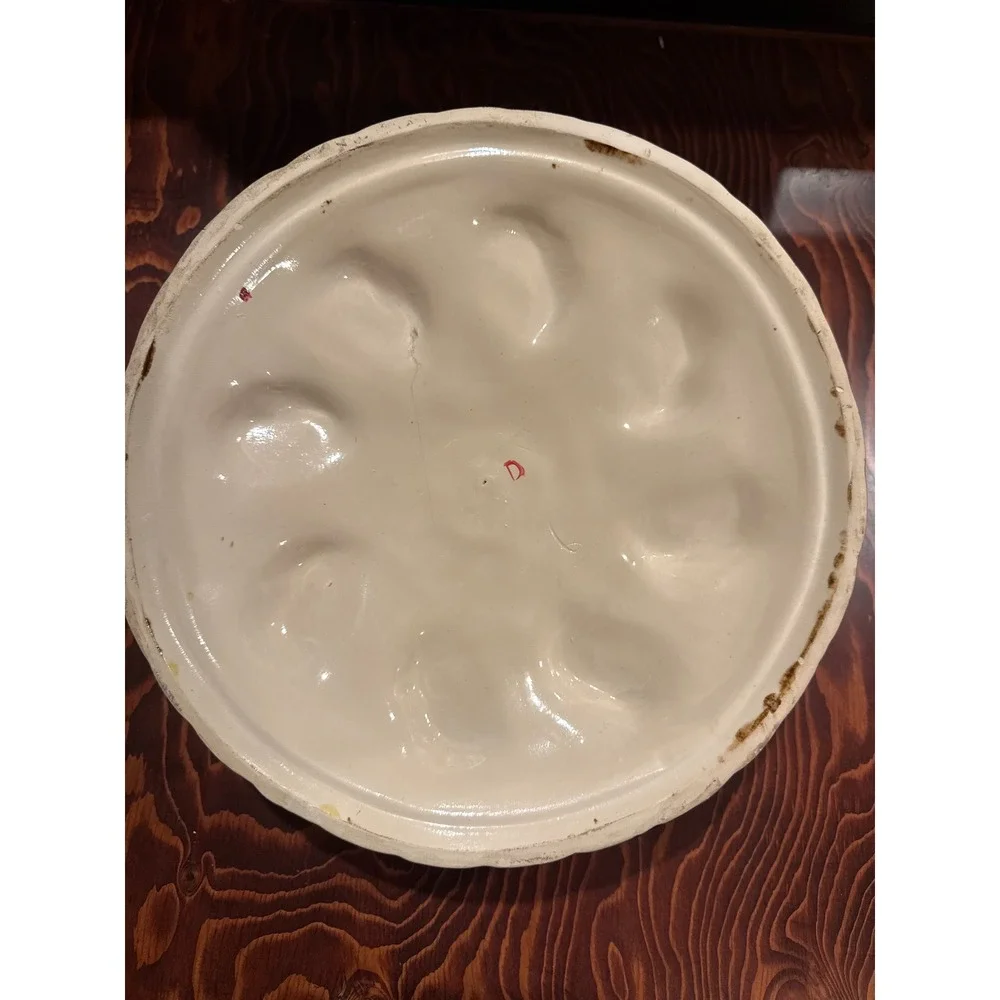 Over and Back Portugal Ceramic Apple Pie Baker Deep Dish Covered Pie Plate Brown